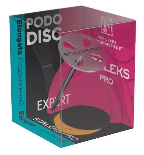 STALEKS Pro Pododisk long M 20mm+5 nakładek 180 grit STALEKS Pro Pododisk long M 20mm+5 nakładek 180 grit
