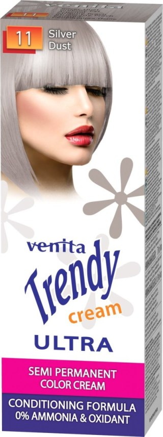 VENITA Trendy Cream Toner do włosów nr 11 srebrny pył 75 ml