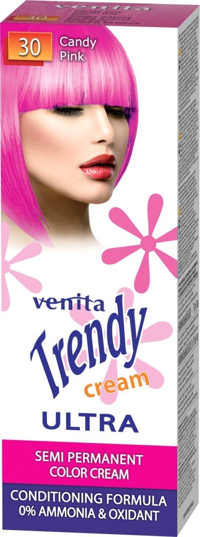 VENITA Trendy Cream Toner do włosów nr 30 słodki róż 75 ml