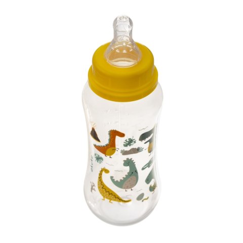 AKUKU Butelka do karmienia niemowląt - Dinozaury 250ml AKUKU Butelka do karmienia niemowląt - Dinozaury 250ml