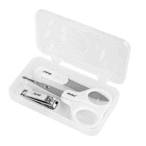 AKUKU Zestaw manicure dla dzieci biały (a0040) AKUKU Zestaw manicure dla dzieci biały (a0040)