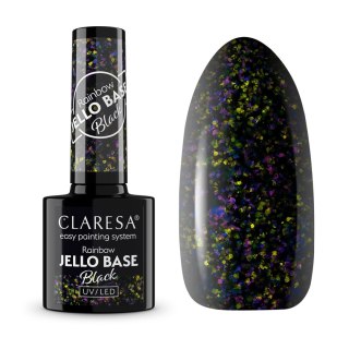 CLARESA Rainbow Baza hybrydowa - Jello Base Black