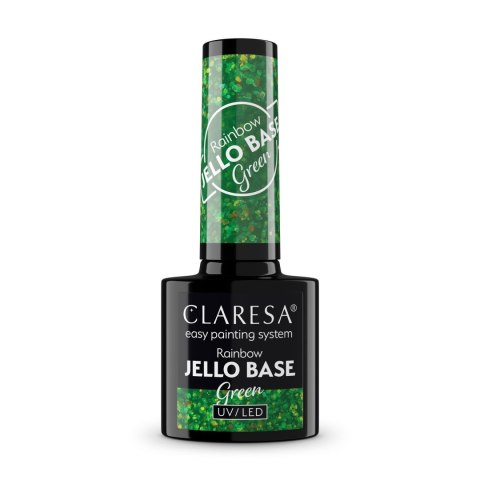 CLARESA Rainbow Baza hybrydowa - Jello Base Green CLARESA Rainbow Baza hybrydowa - Jello Base Green