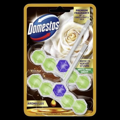 DOMESTOS Kostka toaletowa Power 5 Aroma Lux White Rose & Green Tea Tree Oil 2 x 55 g