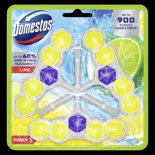 DOMESTOS Kostka toaletowa Power 5 Lime 3 x 50 g