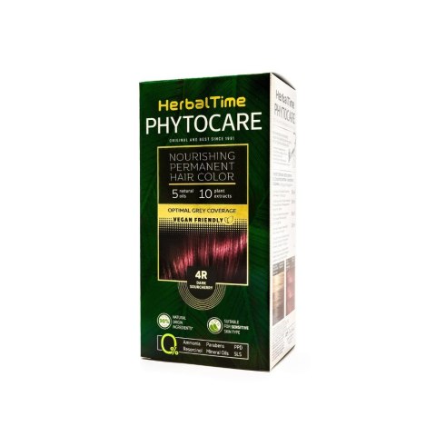HERBAL TIME Phytocare Farba do włosów naturalna 4R Dark Sourcherry HERBAL TIME Phytocare Farba do włosów naturalna 4R Dark Sourcherry