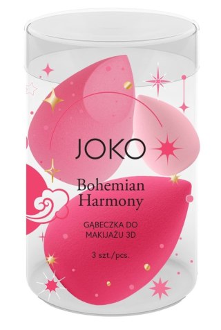 JOKO Gąbeczka do makijażu 3D Bohemian Harmony 1op.-3szt