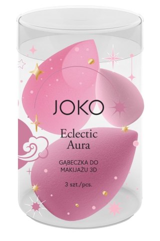 JOKO Gąbeczka do makijażu 3D Eclectic Aura 1op.-3szt