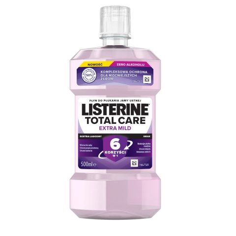 LISTERINE Płyn do płukania jamy ustnej Total Care - Extra Mild 500 ml