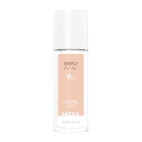 MEXX Dezodorant naturalny spray Simply for Her 75 ml MEXX Dezodorant naturalny spray Simply for Her 75 ml