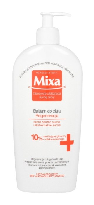 MIXA Balsam do ciała regenerujący 10%, 400 ml