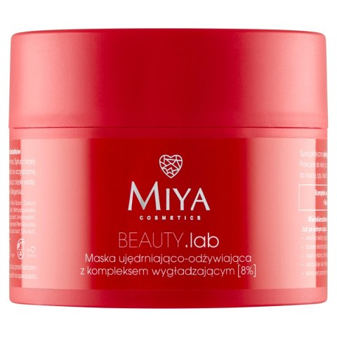 MIYA BEAUTY.lab Maska ujędrniająco-odżywiająca z kompleksem wygładzającym 50 ml
