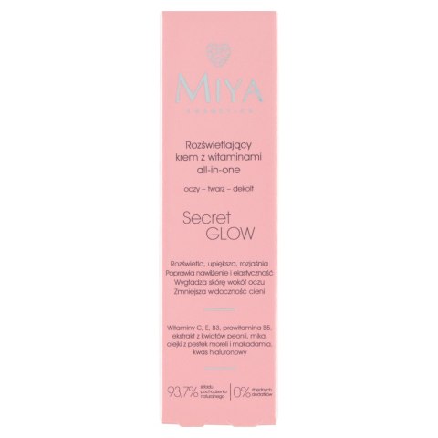 MIYA Secret Glow Krem rozświetlający z wiataminami all-in-one 30 ml