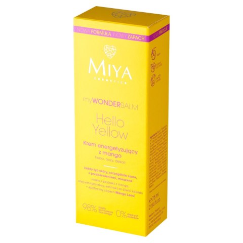 MIYA myWONDERbalm Hello Yellow Krem energetyzujący z mango 75 ml