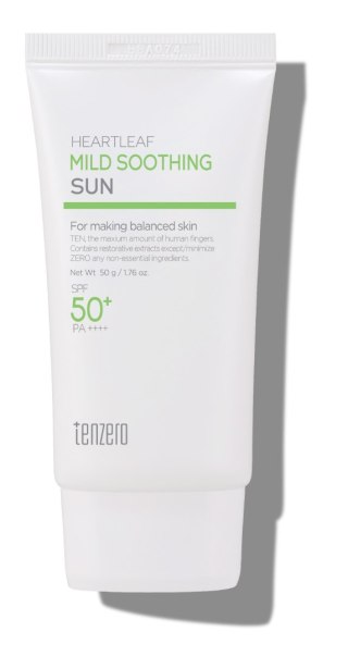 TENZERO Krem do twarzy SPF 50+ regenerujący z Pstrolistką sercowata 50 ml