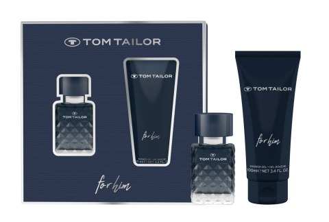 TOM TAILOR Zestaw prezentowy For Him (woda toaletowa 30ml+żel pod prysznic 100ml)