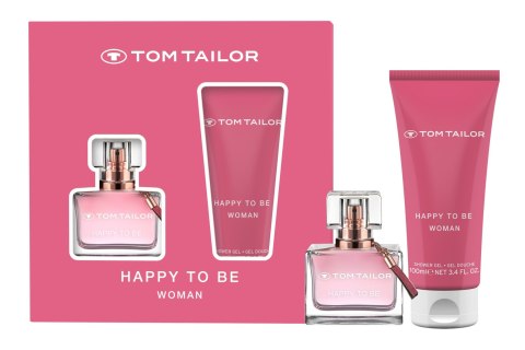 TOM TAILOR Zestaw prezentowy Happy To Be Woman (woda toaletowa 30ml+żel pod prysznic 100ml)