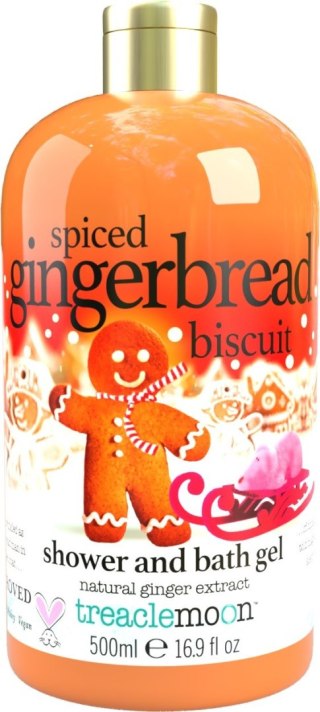 TREACLEMOON Spiced Gingerbread Biscuit Pierniczkowy żel pod prysznic i płyn do kąpieli 500 ml