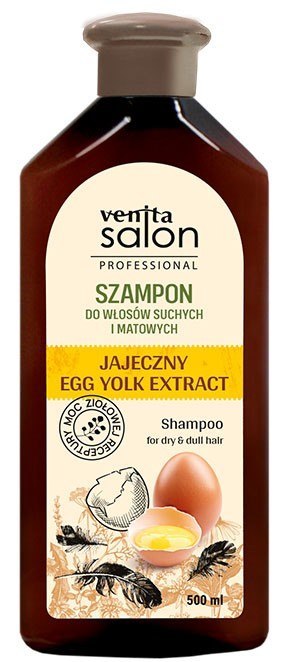 VENITA Salon Professional Szampon Jajeczny do włosów suchych i matowych 500 ml