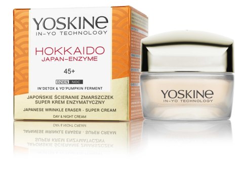 YOSKINE Hokkaido Japan-Enzyme 45+ Krem przeciwzmarszczkowy z peptydami i enzymami dyni 50 ml