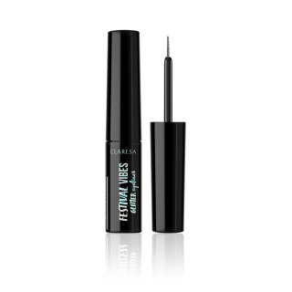 CLARESA Festival Vibes Eyeliner brokatowy V.01 Grey Glow 4g