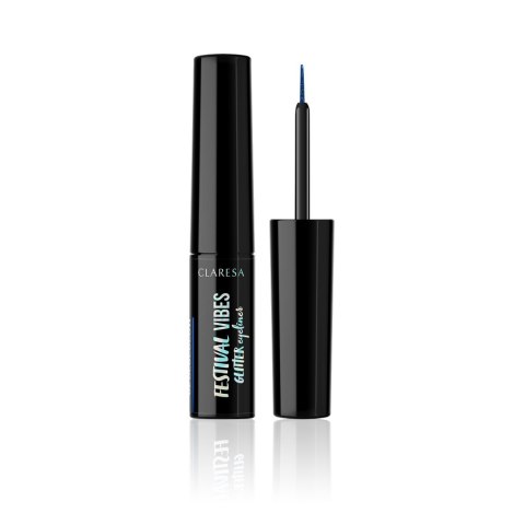 CLARESA Festival Vibes Eyeliner brokatowy V.02 Blue Glow 4g