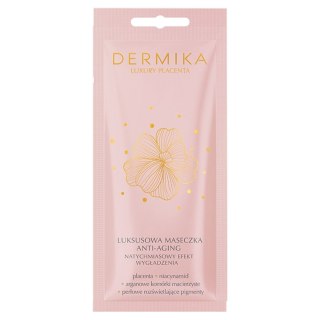 Dermika Luxury Placenta Luksusowa Maseczka anti-aging - natychmiastowy efekt wygładzenia 10ml