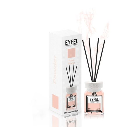 EYFEL Dyfuzor zapachowy z patyczkami - Powder 120 ml EYFEL Dyfuzor zapachowy z patyczkami - Powder 120 ml