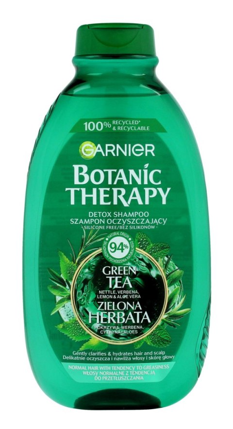 GARNIER Botanic Therapy Szampon oczyszczający Green Tea (zielona herbata) do włosów normalnych i przetłuszczających 400 ml