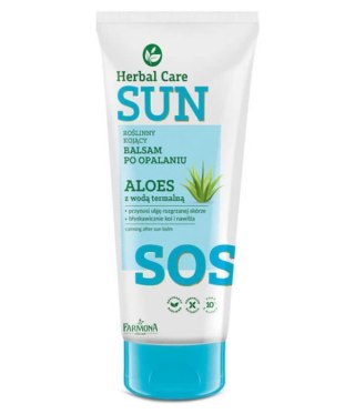 HERBAL CARE Sun SOS Balsam kojący po opalaniu Aloes z wodą termalną 200 ml