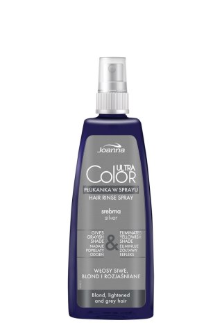 JOANNA Ultra Color Płukanka do włosów w sprayu srebrna 150 ml