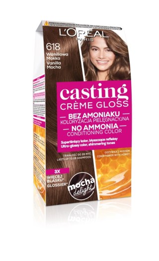 LOREAL Casting Creme Gloss Krem koloryzujący nr 618 Waniliowa Mokka 1op.