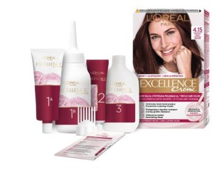 LOREAL Excellence Creme Farba do włosów 4.15 Mroźny Brąz