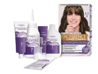 Loreal Excellence Cool Creme Krem koloryzujący 4.11 Ultra Popielaty Brąz 1op.