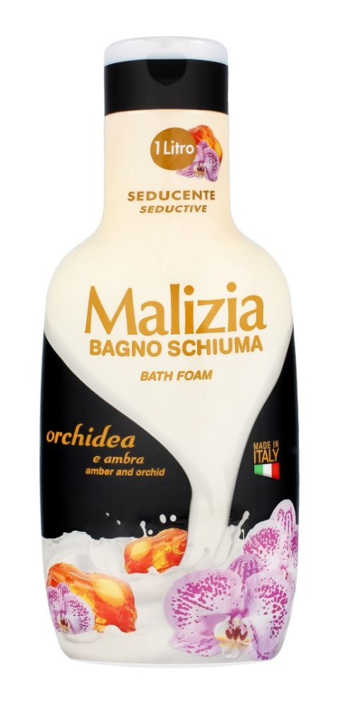 MALIZIA Płyn do kąpieli Amber & Orchid 1000 ml