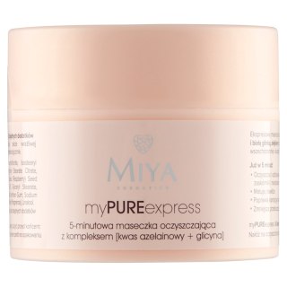 MIYA myPUREexpress Maseczka oczyszczająca 5-minutowa 50g