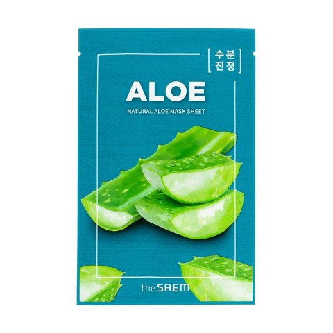 THE SAEM Natural Mask Sheet Maska na tkaninie Aloe THE SAEM Natural Mask Sheet Maska na tkaninie Aloe