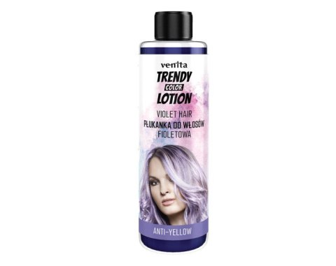 VENITA Trendy Color Lotion Płukanka do włosów anti-yellow - Fioletowa 200ml