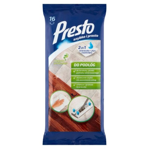 AGD PRESTO Ściereczki gosp.do podłóg 16 szt./14 6823 12125611