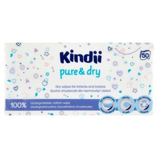 AGD WYP.Chusteczki suche dla niem. i dzieci KINDII Pure&Dry 50 szt./12 3301