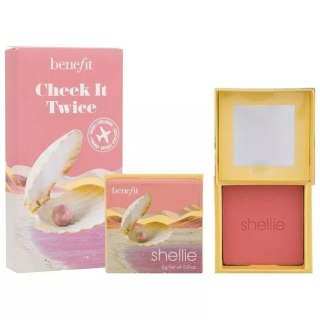 Cheek It Twice zestaw róży do policzków Shellie Warm-Seashell Pink 2x6g