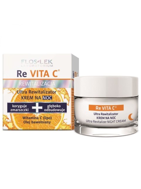 Floslek ReVITA C REWITALIZACJA Ultra rewitalizator krem na noc 50 ml