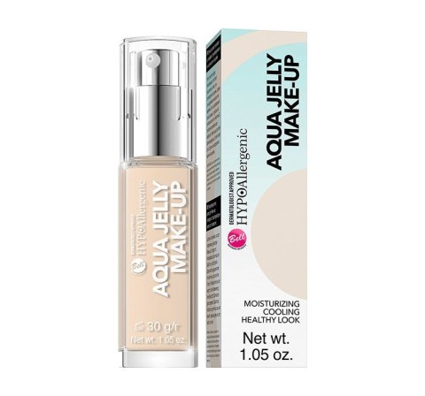 HypoAllergenic Aqua Jelly Make-Up hypoalergiczny podkład nawilżająco-matujący o konsystencji galaretki 02 Light Sand Beige 30g