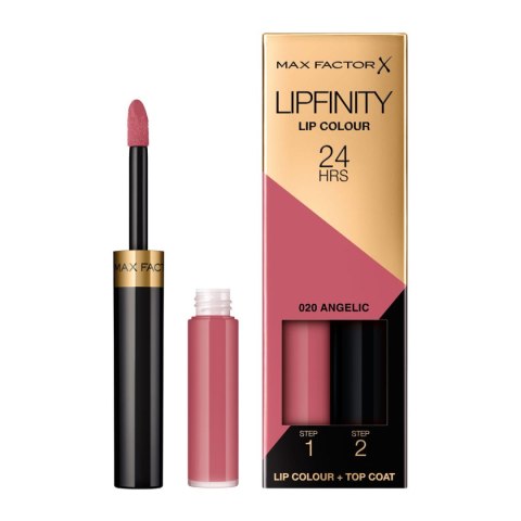 Lipfinity Lip Colour dwufazowa pomadka w płynie o długotrwałym efekcie 020 Angelic