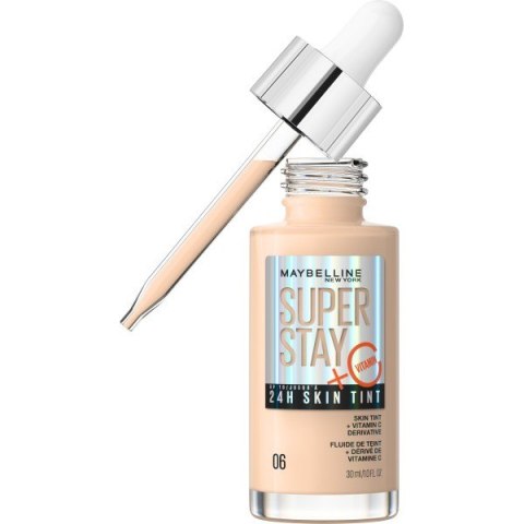 MAYBELLINE Super Stay 24H Skin Tint Rozświetlający Podkład do twarzy z witaminą C nr 06 - 30ml MAYBELLINE Super Stay 24H Skin Tint Rozświetlający Podkład do twarzy z witaminą C nr 06 - 30ml