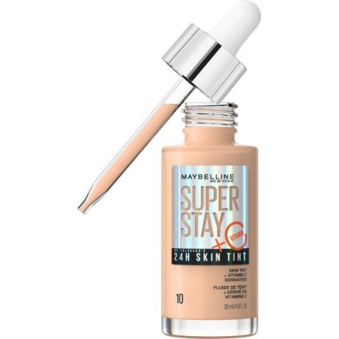 MAYBELLINE Super Stay 24H Skin Tint Rozświetlający Podkład do twarzy z witaminą C nr 10 - 30ml MAYBELLINE Super Stay 24H Skin Tint Rozświetlający Podkład do twarzy z witaminą C nr 10 - 30ml