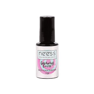 NEESS Baza kauczukowa do lakierów hybrydowych Gummy Cover - Rose (7637/4) 4ml