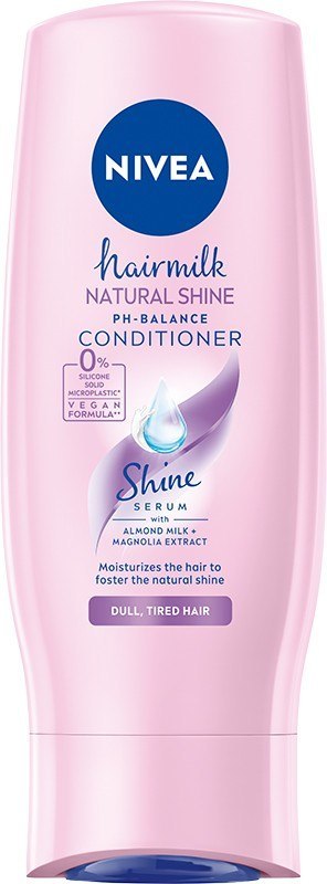 NIVEA Hairmilk Mleczna odżywka do włosów wzmacniająca blask Natural Shine 200 ml