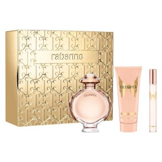 Olympea zestaw woda perfumowana spray 80ml + balsam do ciała 100ml + woda perfumowana spray 10ml