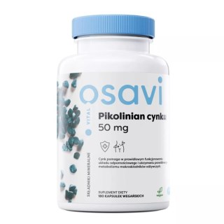 Pikolinian Cynku 50mg suplement diety 180 kapsułek